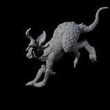 Bounding Jackalope C Miniature for Dungeons and Dragons, Pathfinder or other TTRPGs