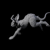 Bounding Jackalope D Miniature for Dungeons and Dragons, Pathfinder or other TTRPGs