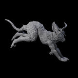 Bounding Jackalope D Miniature for Dungeons and Dragons, Pathfinder or other TTRPGs