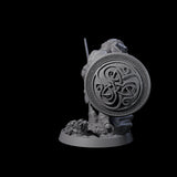 Brave Armoured Loxodon A Miniature for Dungeons and Dragons, Pathfinder or other TTRPGs