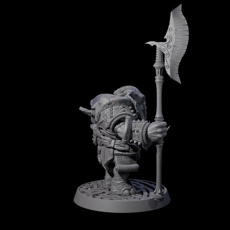 Brave Armoured Loxodon B Miniature for Dungeons and Dragons, Pathfinder or other TTRPGs