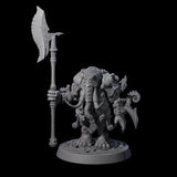 Brave Armoured Loxodon B Miniature for Dungeons and Dragons, Pathfinder or other TTRPGs