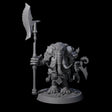 Brave Armoured Loxodon B Miniature for Dungeons and Dragons, Pathfinder or other TTRPGs