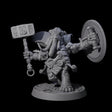 Brave Armoured Loxodon C Miniature for Dungeons and Dragons, Pathfinder or other TTRPGs