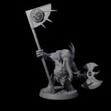 Brave Armoured Loxodon E Miniature for Dungeons and Dragons, Pathfinder or other TTRPGs