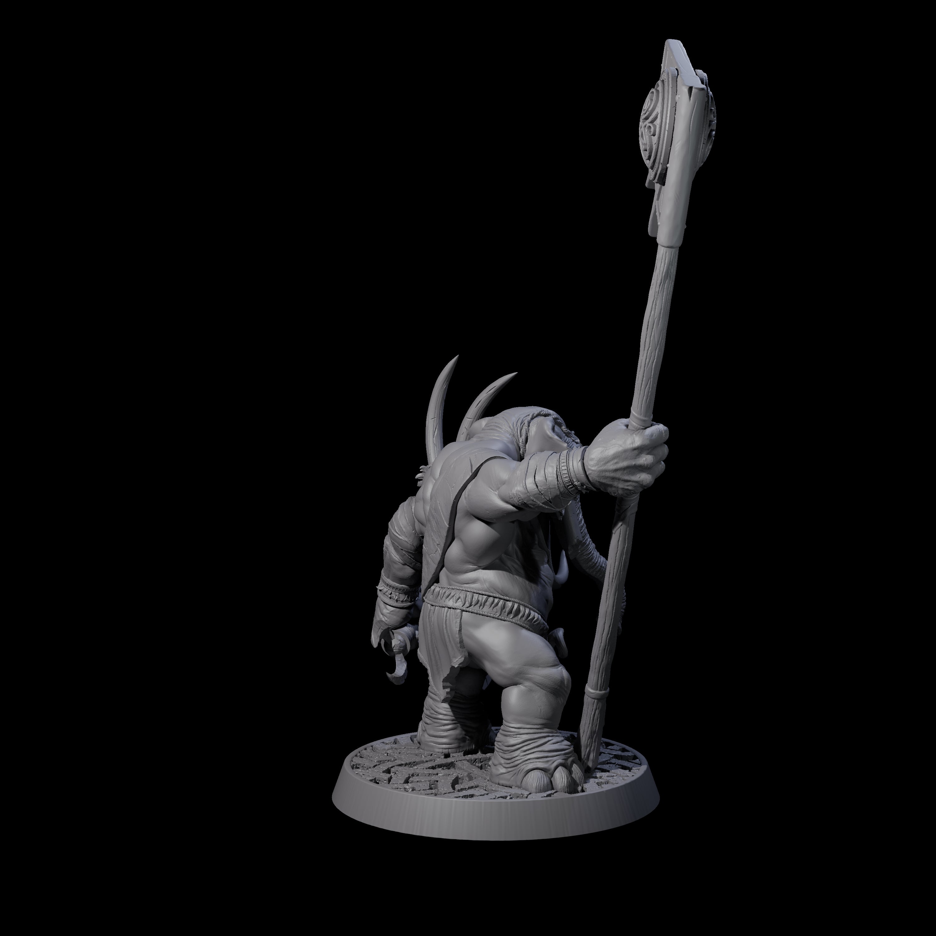 Brave Armoured Loxodon E Miniature for Dungeons and Dragons, Pathfinder or other TTRPGs