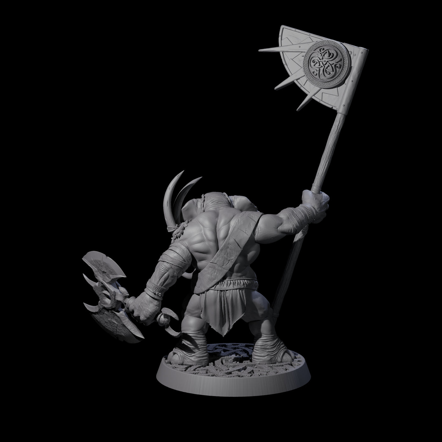 Brave Armoured Loxodon E Miniature for Dungeons and Dragons, Pathfinder or other TTRPGs