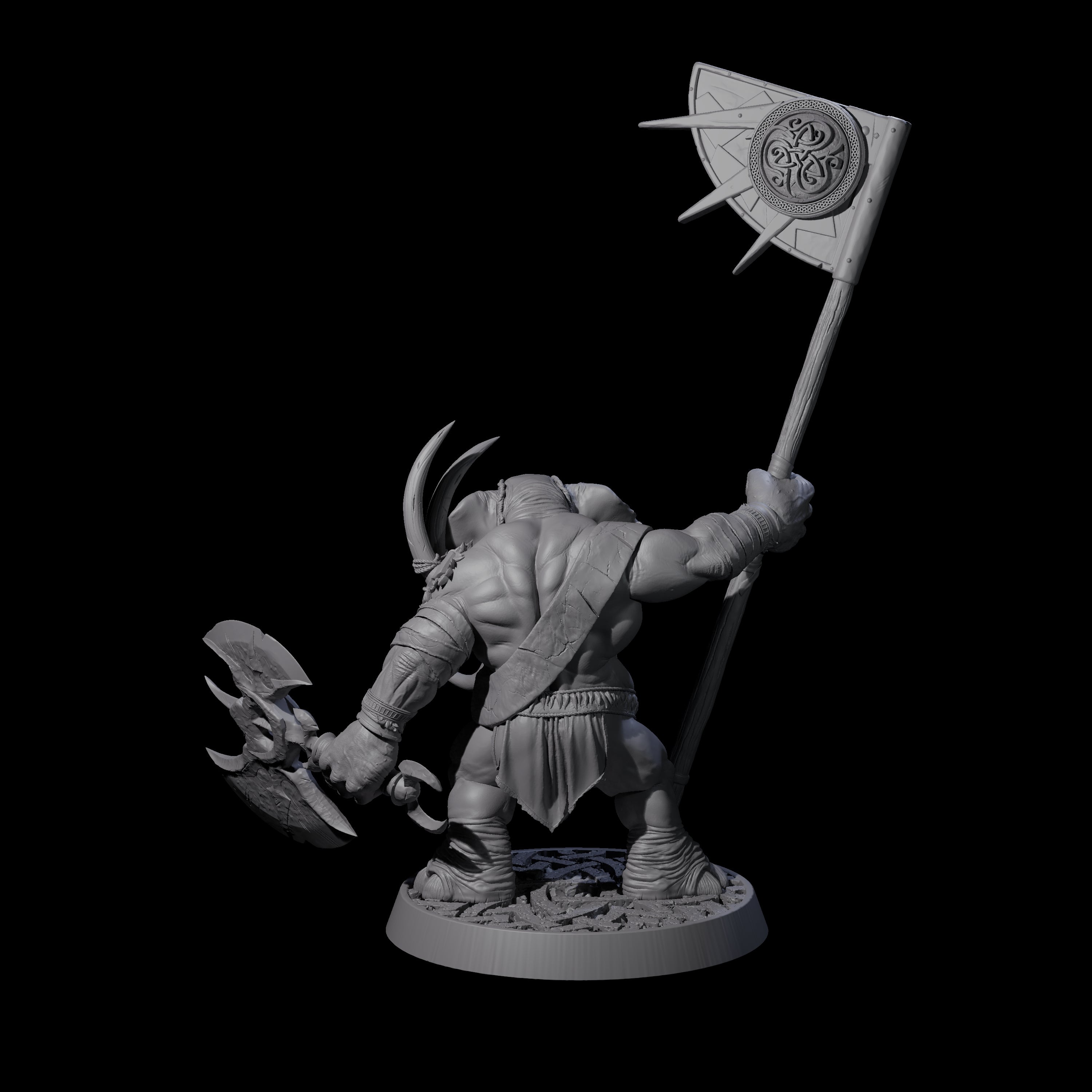 Brave Armoured Loxodon E Miniature for Dungeons and Dragons, Pathfinder or other TTRPGs