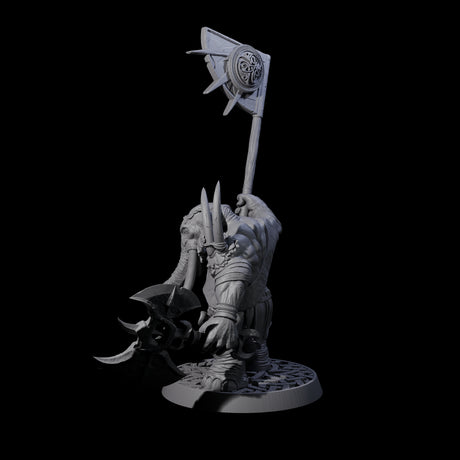 Brave Armoured Loxodon E Miniature for Dungeons and Dragons, Pathfinder or other TTRPGs