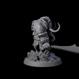 Brave Armoured Loxodon H Miniature for Dungeons and Dragons, Pathfinder or other TTRPGs