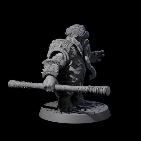 Brave Armoured Loxodon I Miniature for Dungeons and Dragons, Pathfinder or other TTRPGs