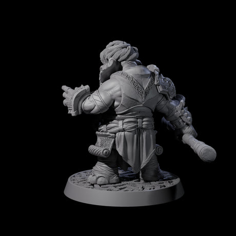 Brave Armoured Loxodon I Miniature for Dungeons and Dragons, Pathfinder or other TTRPGs