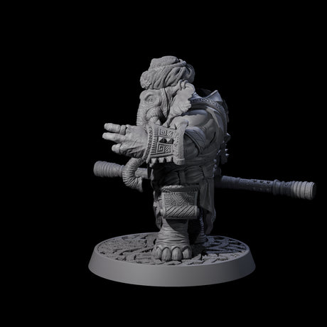 Brave Armoured Loxodon I Miniature for Dungeons and Dragons, Pathfinder or other TTRPGs