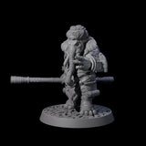 Brave Armoured Loxodon I Miniature for Dungeons and Dragons, Pathfinder or other TTRPGs