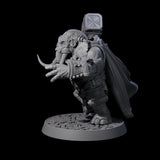 Brave Armoured Loxodon J Miniature for Dungeons and Dragons, Pathfinder or other TTRPGs
