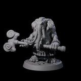 Brave Armoured Loxodon K Miniature for Dungeons and Dragons, Pathfinder or other TTRPGs