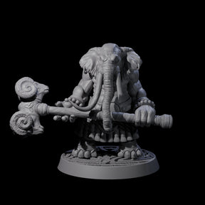 Brave Armoured Loxodon K Miniature for Dungeons and Dragons, Pathfinder or other TTRPGs