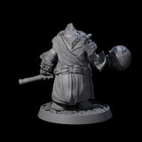 Brave Armoured Loxodon L Miniature for Dungeons and Dragons, Pathfinder or other TTRPGs
