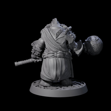 Brave Armoured Loxodon L Miniature for Dungeons and Dragons, Pathfinder or other TTRPGs