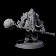 Brave Armoured Loxodon L Miniature for Dungeons and Dragons, Pathfinder or other TTRPGs