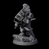 Brave Armoured Loxodon M Miniature for Dungeons and Dragons, Pathfinder or other TTRPGs