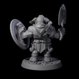 Brave Armoured Loxodon N Miniature for Dungeons and Dragons, Pathfinder or other TTRPGs