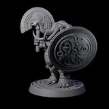 Brave Armoured Loxodon N Miniature for Dungeons and Dragons, Pathfinder or other TTRPGs