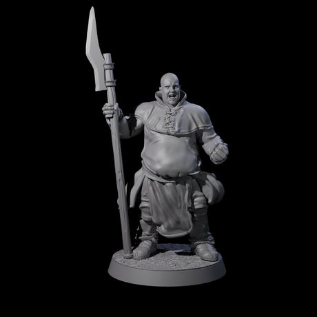 Brave Peasant Soldier A Miniature for Dungeons and Dragons, Pathfinder or other TTRPGs