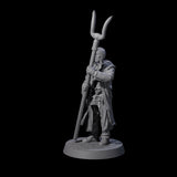 Brave Peasant Soldier B Miniature for Dungeons and Dragons, Pathfinder or other TTRPGs
