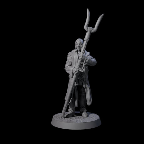 Brave Peasant Soldier B Miniature for Dungeons and Dragons, Pathfinder or other TTRPGs