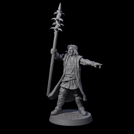Brave Peasant Soldier C Miniature for Dungeons and Dragons, Pathfinder or other TTRPGs
