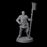 Brave Peasant Soldier D Miniature for Dungeons and Dragons, Pathfinder or other TTRPGs