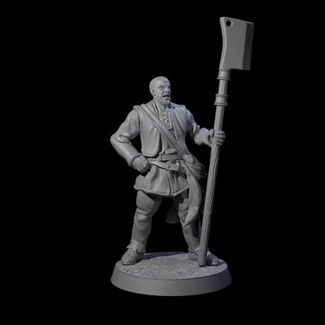 Brave Peasant Soldier D Miniature for Dungeons and Dragons, Pathfinder or other TTRPGs