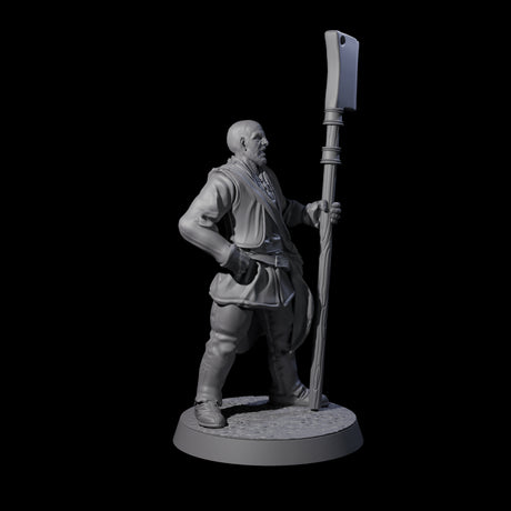 Brave Peasant Soldier D Miniature for Dungeons and Dragons, Pathfinder or other TTRPGs