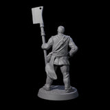 Brave Peasant Soldier D Miniature for Dungeons and Dragons, Pathfinder or other TTRPGs