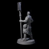 Brave Peasant Soldier D Miniature for Dungeons and Dragons, Pathfinder or other TTRPGs