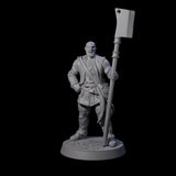 Brave Peasant Soldier D Miniature for Dungeons and Dragons, Pathfinder or other TTRPGs