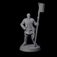Brave Peasant Soldier D Miniature for Dungeons and Dragons, Pathfinder or other TTRPGs