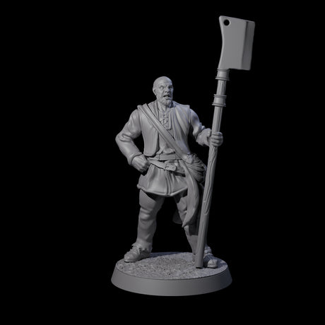 Brave Peasant Soldier D Miniature for Dungeons and Dragons, Pathfinder or other TTRPGs