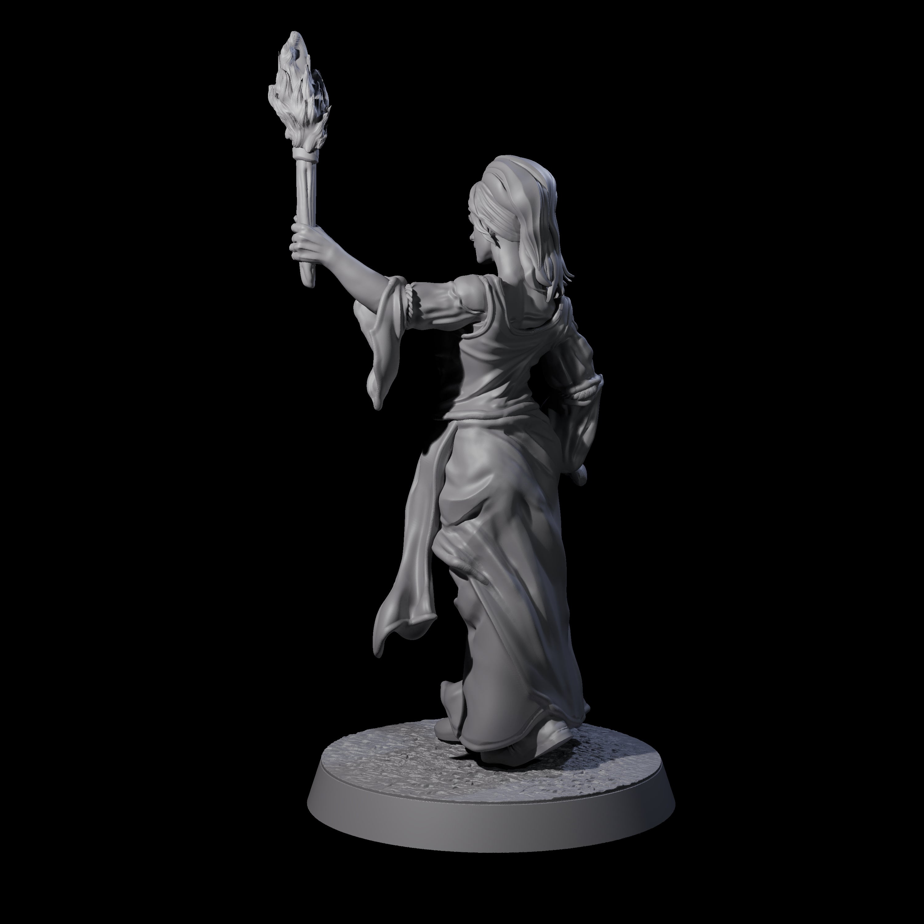 Brave Peasant Soldier E Miniature for Dungeons and Dragons, Pathfinder or other TTRPGs