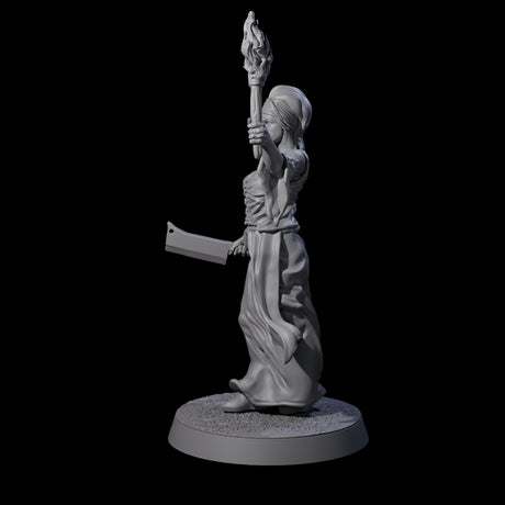 Brave Peasant Soldier E Miniature for Dungeons and Dragons, Pathfinder or other TTRPGs
