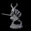 Brave Satyr Fighter A Miniature for Dungeons and Dragons, Pathfinder or other TTRPGs