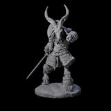 Brave Satyr Fighter B Miniature for Dungeons and Dragons, Pathfinder or other TTRPGs
