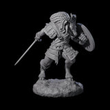 Brave Satyr Fighter C Miniature for Dungeons and Dragons, Pathfinder or other TTRPGs