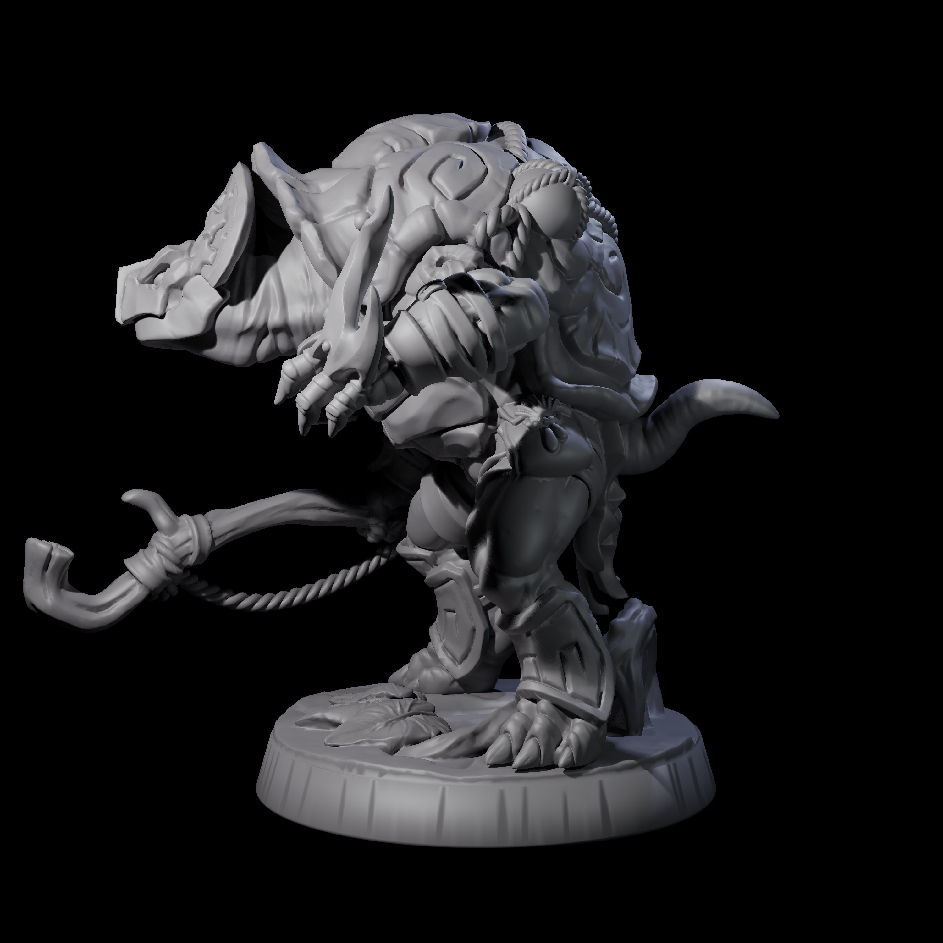 Brave Tortle Warrior A Miniature for Dungeons and Dragons, Pathfinder or other TTRPGs