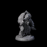 Brave Tortle Warrior D Miniature for Dungeons and Dragons, Pathfinder or other TTRPGs