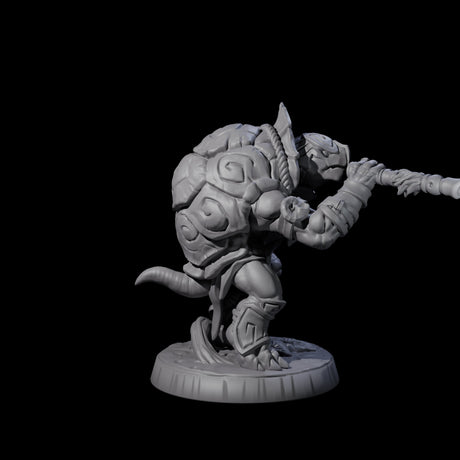 Brave Tortle Warrior D Miniature for Dungeons and Dragons, Pathfinder or other TTRPGs