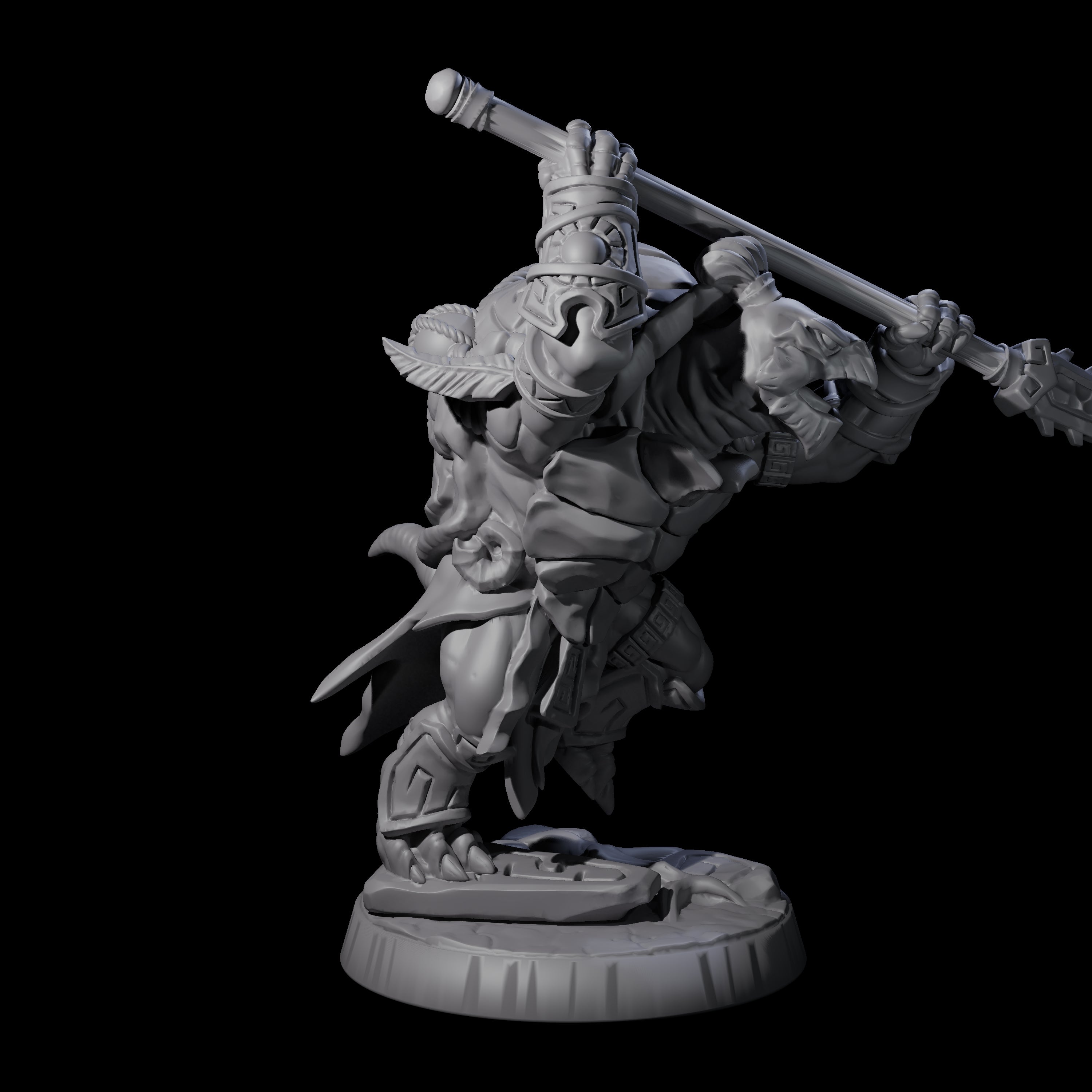 Brave Tortle Warrior E Miniature for Dungeons and Dragons, Pathfinder or other TTRPGs