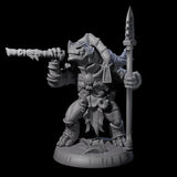 Brave Tortle Warrior F Miniature for Dungeons and Dragons, Pathfinder or other TTRPGs