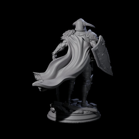 Brave Warrior Miniature for Dungeons and Dragons, Pathfinder or other TTRPGs